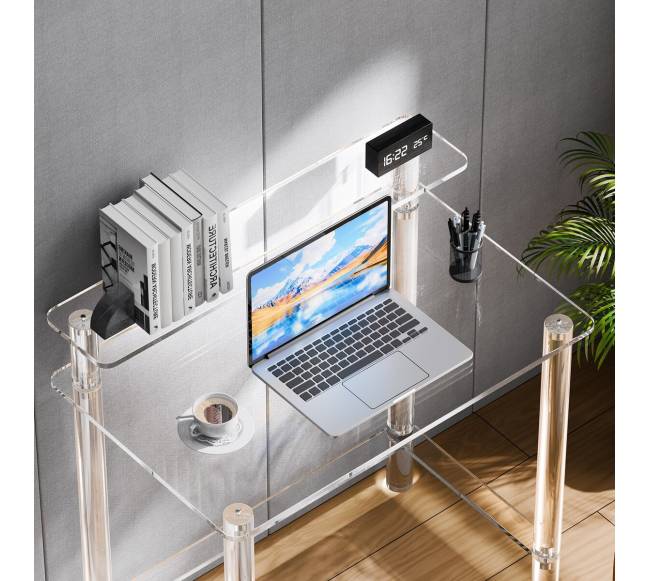 Akrilo stalelis su monitoriaus stovu7