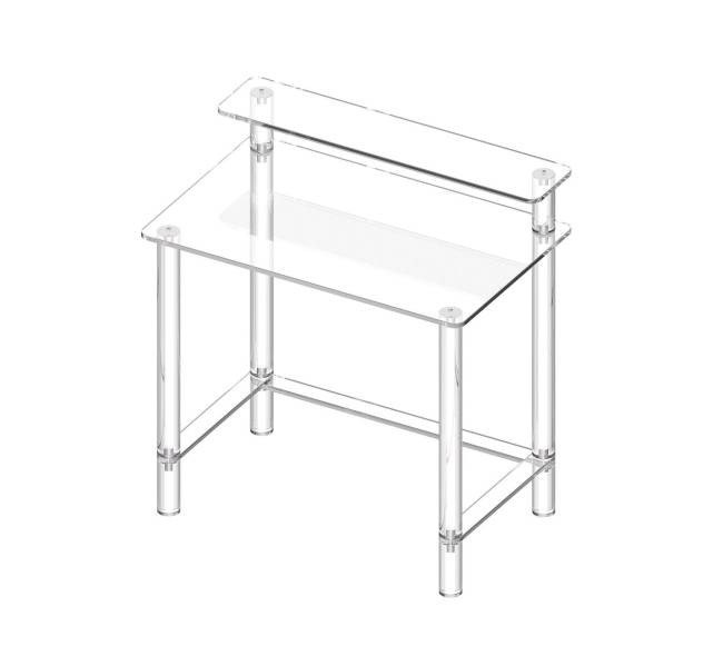 Akrilo stalelis su monitoriaus stovu9