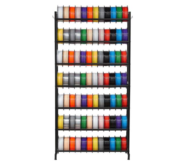 3D printerio gijų laikymo lentyna, 7 pakopos7