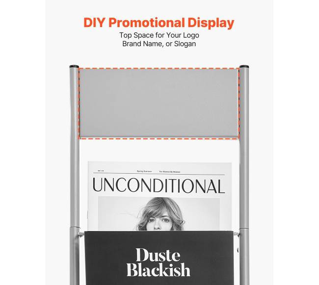 Žurnalų laikiklis su 10 kišenių4