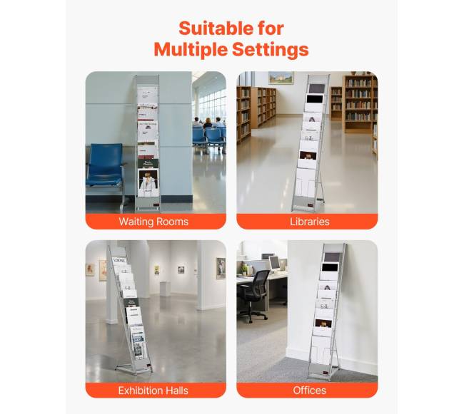 Žurnalų laikiklis su 10 kišenių5