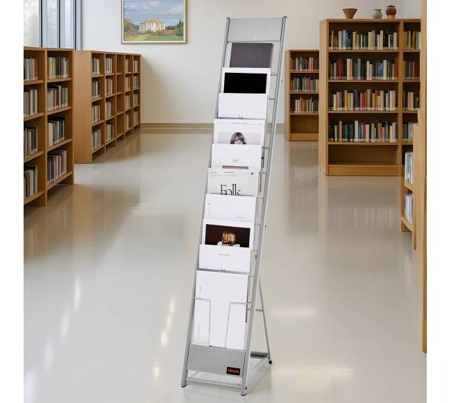 Žurnalų laikiklis su 10 kišenių7