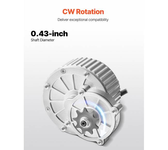 450W elektrinio DC variklio rinkinys su valdikliu2
