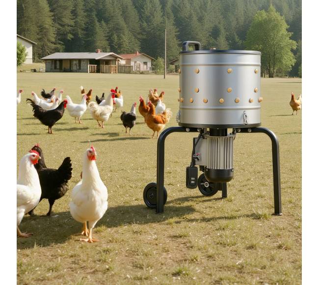 Paukščių pešimo įrenginys, 400 mm būgnas7