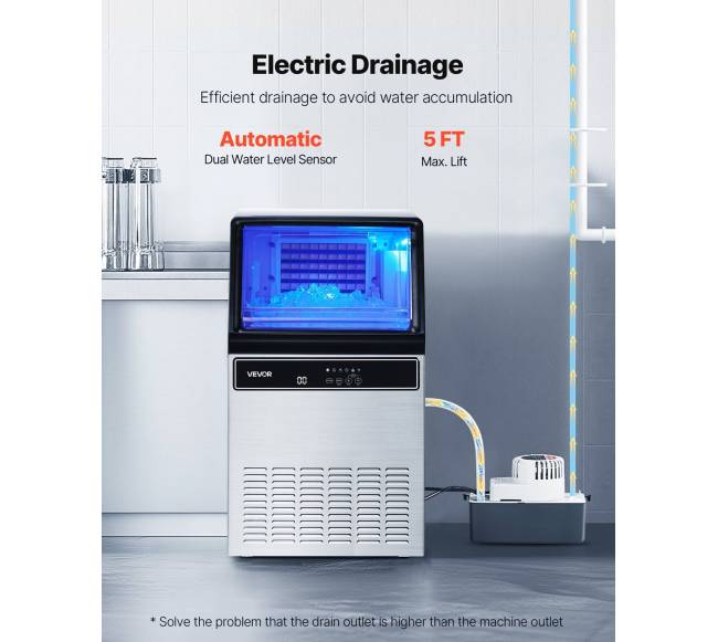 Ledo gaminimo mašina su siurbliu5