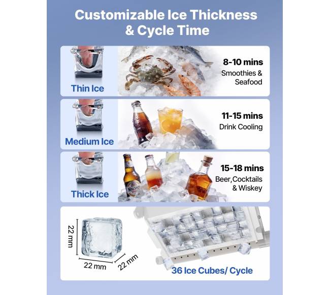 Komerciška ledo gamybos mašina 14 kg talpa3