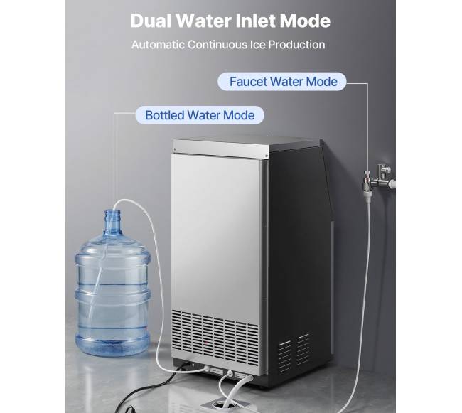 Komerciška ledo gamybos mašina 14 kg talpa5