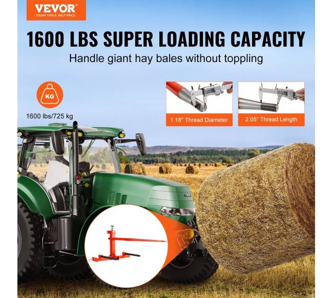 49" šieno smaigas, 725 kg talpa1