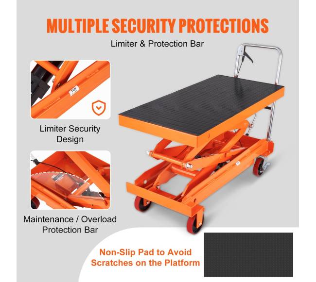 Hidraulinis keltuvas staliukas 800 kg 150 cm4