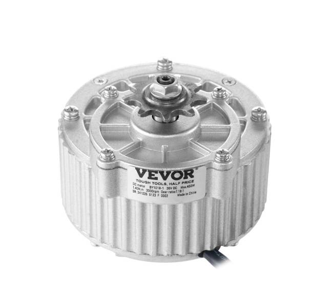 450W elektrinio DC variklio rinkinys su valdikliu8