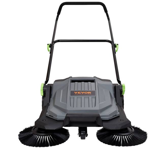 Rankinis grindų šlavimo įrenginys su 65 cm pločio šepečiu0