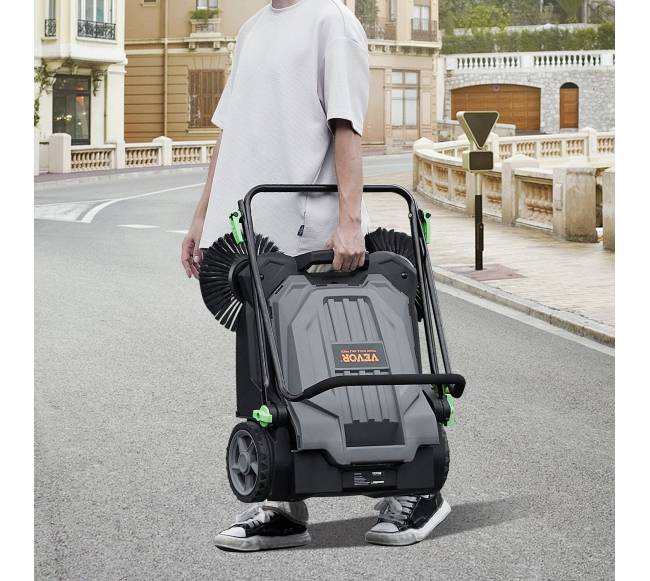 Rankinis grindų šlavimo įrenginys su 65 cm pločio šepečiu7