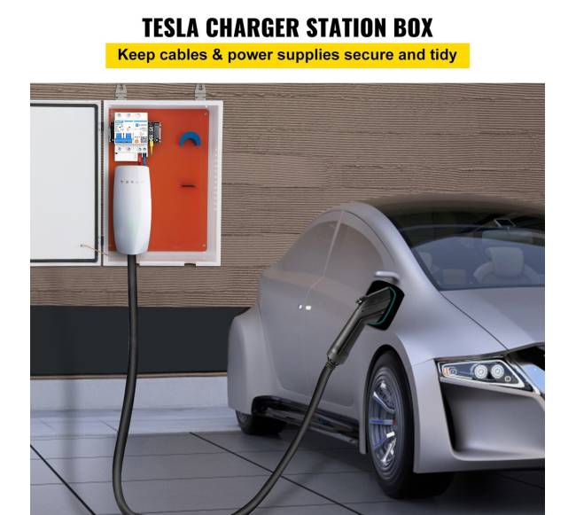 Lauko įkrovimo dėžė Tesla sieninei jungčiai1