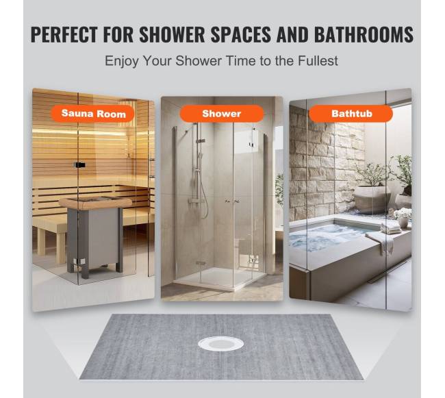 Dušo krašto komplektas, 1219x1524 mm padėklas5