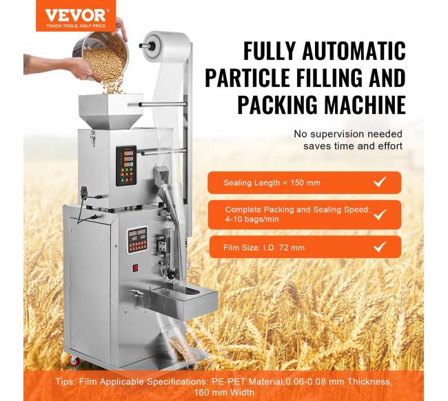 Automatinė dalelių pakavimo mašina, 1-100 g1