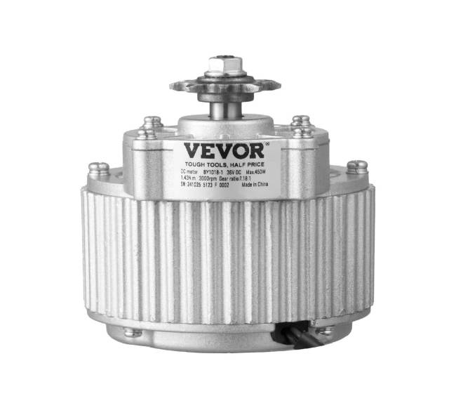 450W elektrinio DC variklio rinkinys su valdikliu9