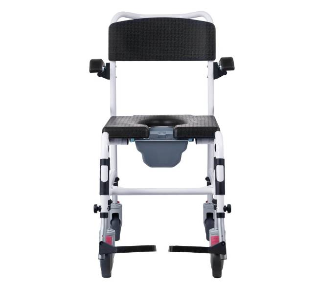 Dušo kėdė su ratukais ir nuimamu kibiru10