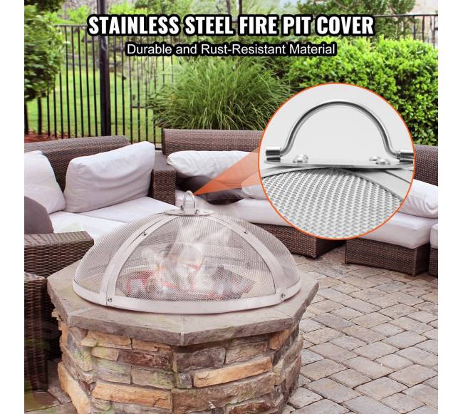 apsauginis žiedinis 91 cm lauko židinio ekranas1