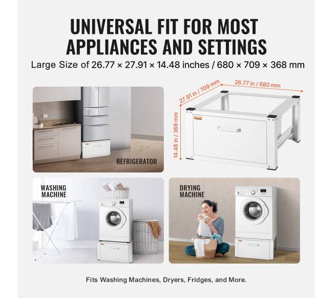 Skalbimo mašinos stovas su stalčiu ir aksesuarais3