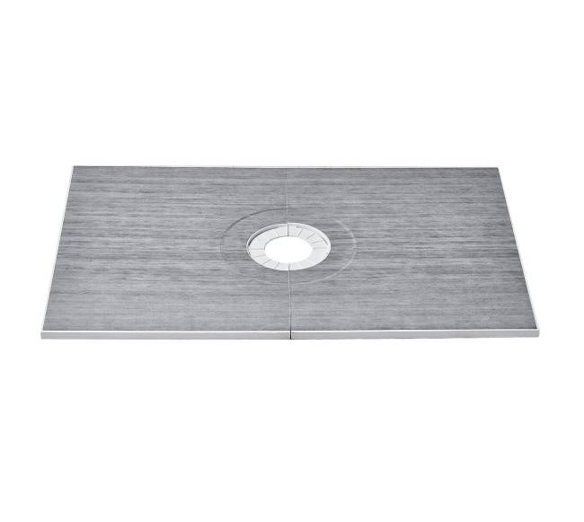 Dušo karnizo rinkinys 1524x965 mm su nutekamuoju8