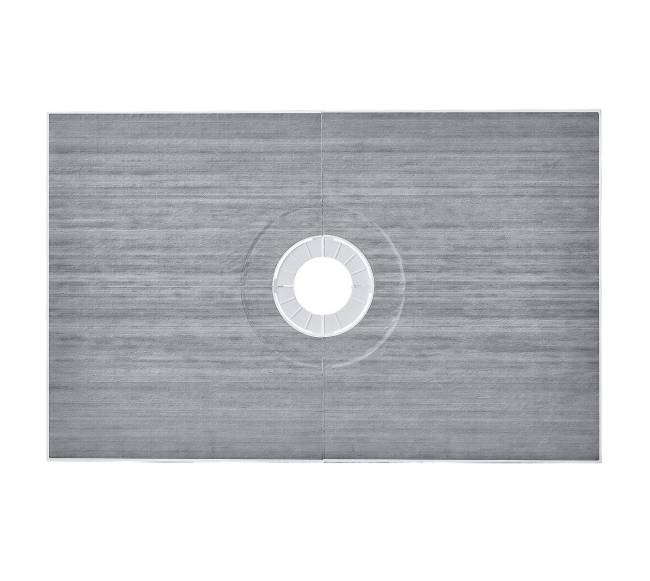 Dušo karnizo rinkinys 1524x965 mm su nutekamuoju10