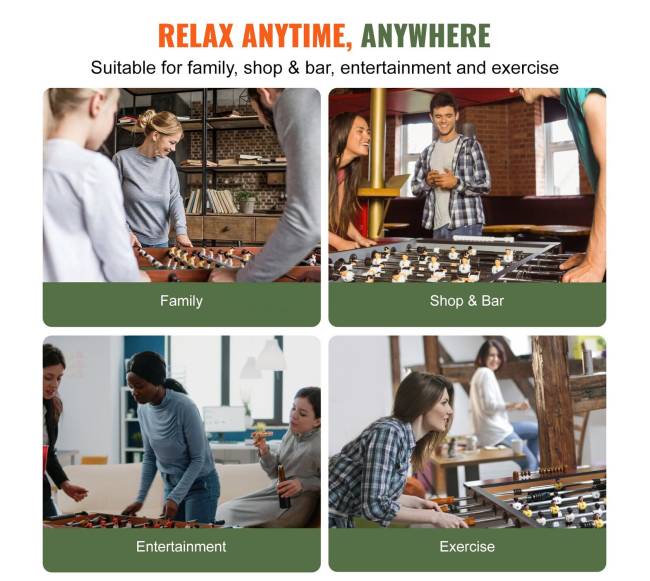 Stalo futbolo stalas 140 cm4