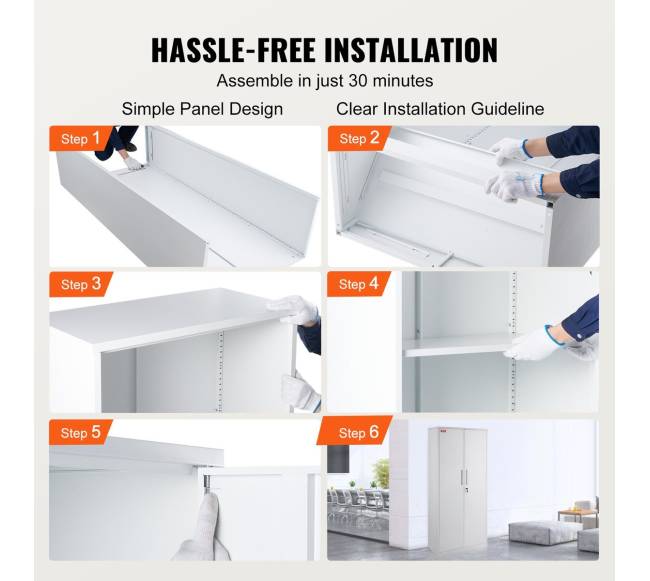 Metalinis spintelė su užraktu ir magnetinėmis durimis5