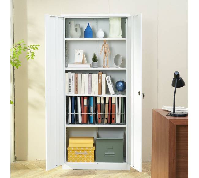 Metalinis spintelė su užraktu ir magnetinėmis durimis7