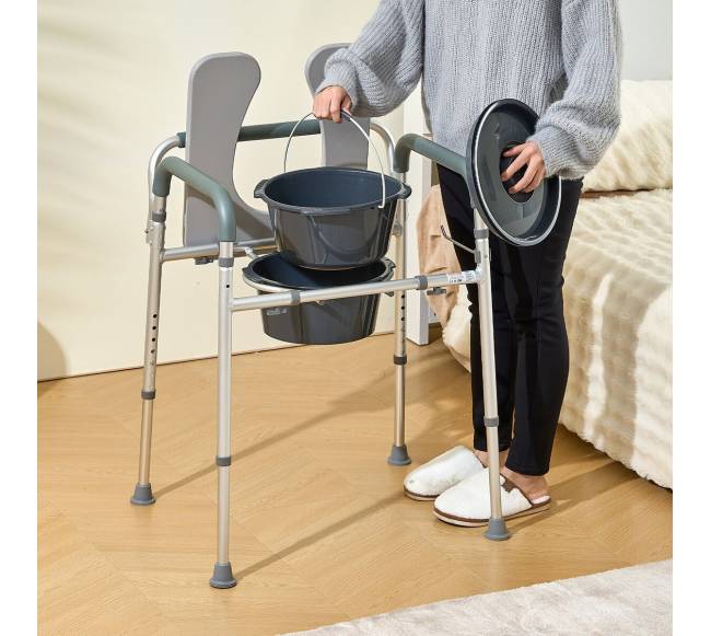 Pakeliama tualeto kėdė su paminkštinimu7