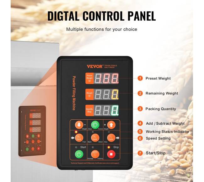 Automatinis miltelių dozavimo aparatas, 1-100g3