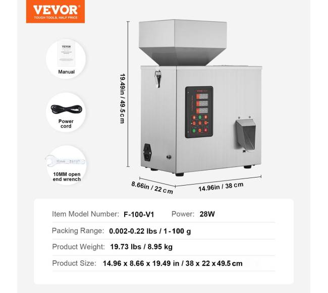 Automatinis miltelių dozavimo aparatas, 1-100g6