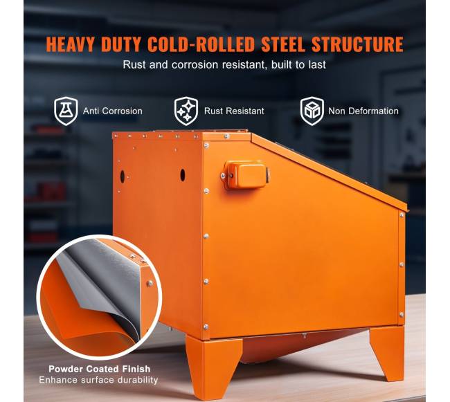 150 litrų smėliavimo kabina su pistoletu4