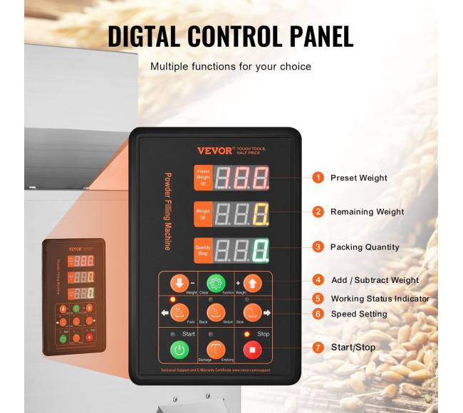 Miltelių užpildymo aparatas 10-500g3