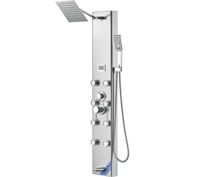 Dušo panelės bokštas su lietaus sistema0