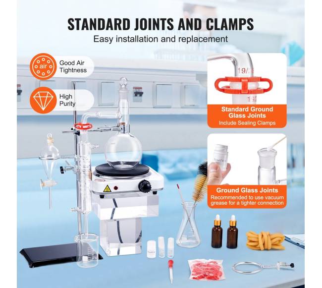 Eterinių aliejų distiliavimo rinkinys 500 ml3