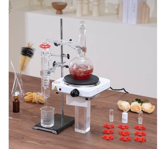 Eterinių aliejų distiliavimo rinkinys 500 ml7