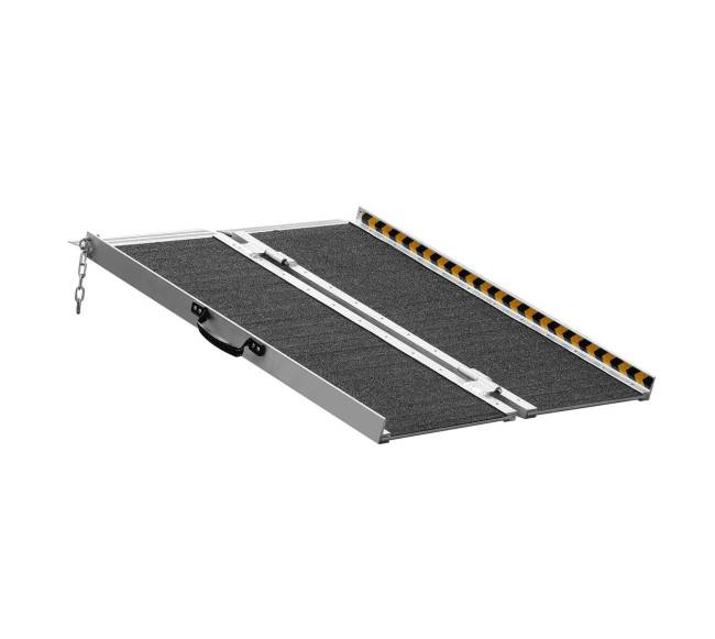 Nešiojamasis aliuminio neįgaliojo vežimėlio rampa0