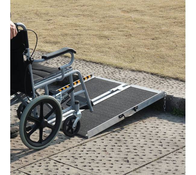 Nešiojamasis aliuminio neįgaliojo vežimėlio rampa7