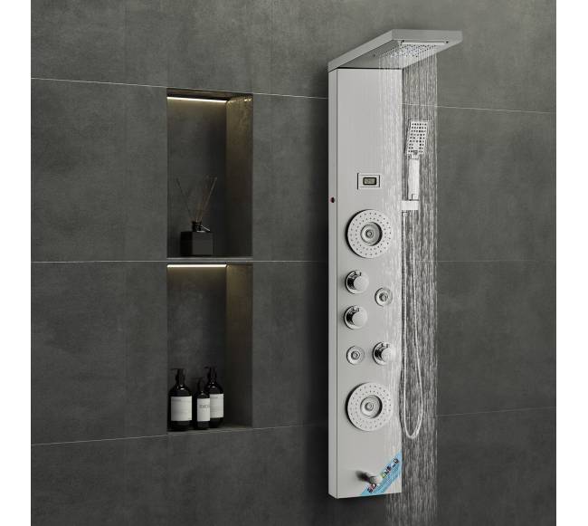 Dušo panelės bokštas su LED ekranu7