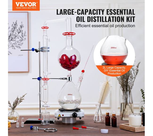 Eterinio aliejaus distiliavimo rinkinys, 2000 ml1