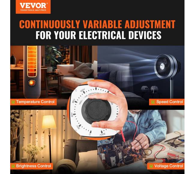 3000VA kintamos įtampos transformatorius su LCD1
