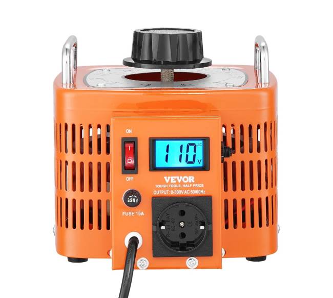 3000VA kintamos įtampos transformatorius su LCD9