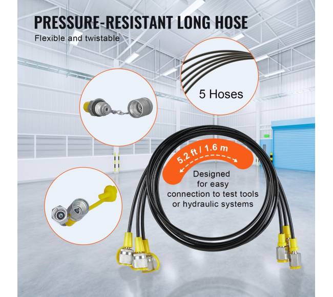 Hidraulinio slėgio bandymų rinkinys, 10-600 bar4