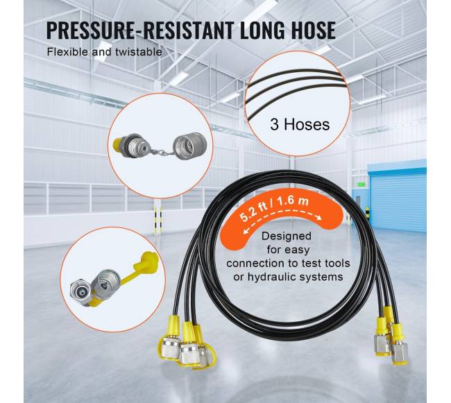Hidraulinio slėgio tikrinimo komplektas su nešimo dėže4