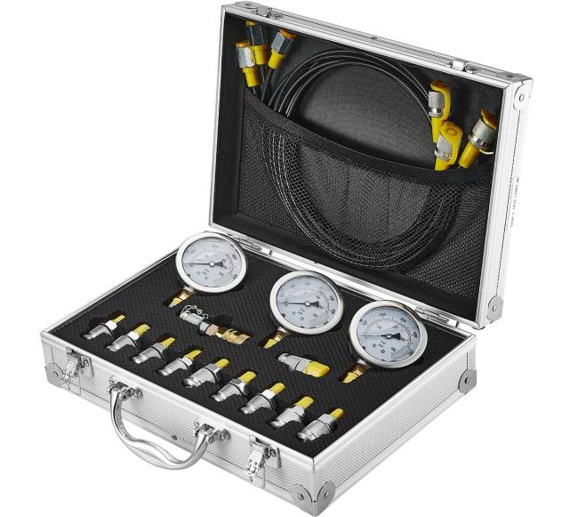 Hidraulinio slėgio tikrinimo komplektas su nešimo dėže8