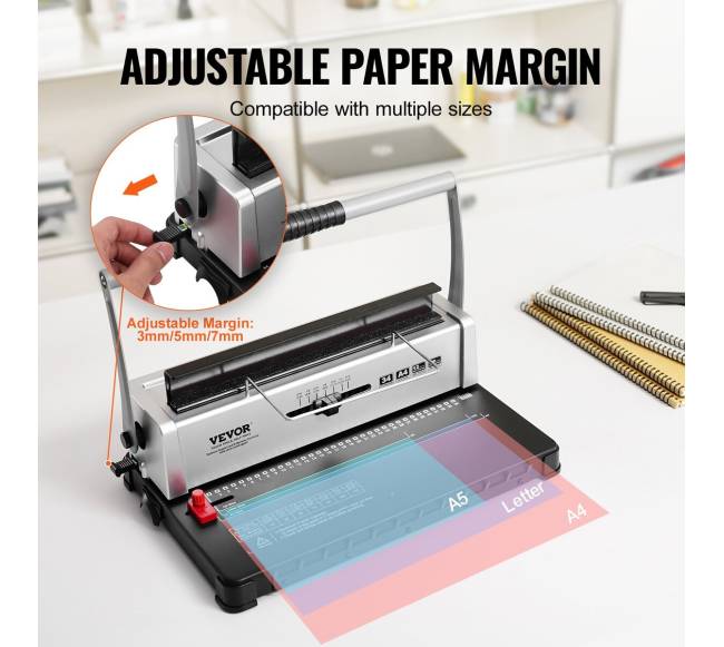 Rankinis spiralės rišimo įrenginys 34 skylės2