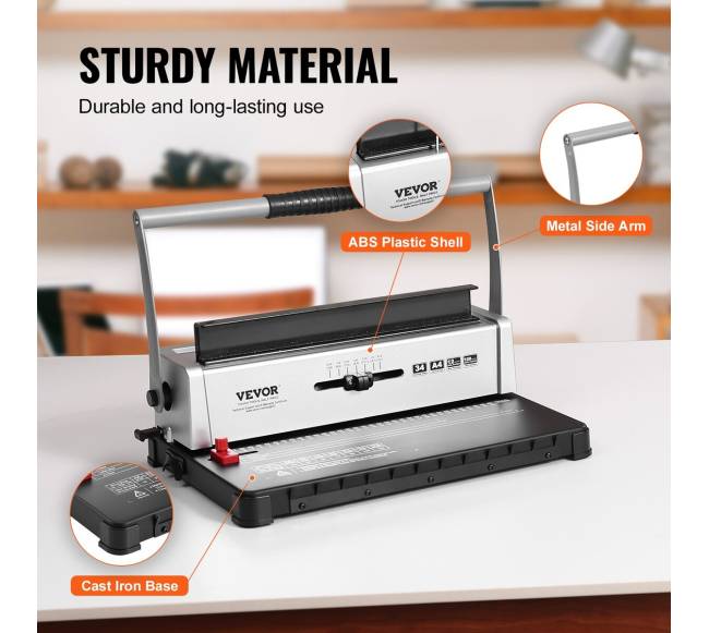 Rankinis spiralės rišimo įrenginys 34 skylės4