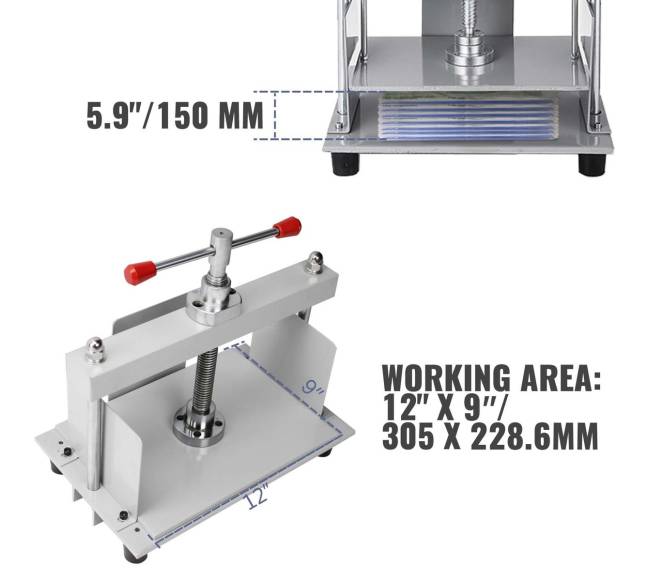 Rankinė popieriaus presavimo mašina, A4 formatui2