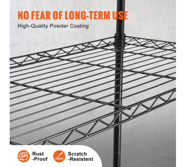 Metalinis lentynų stovas su ratukais2