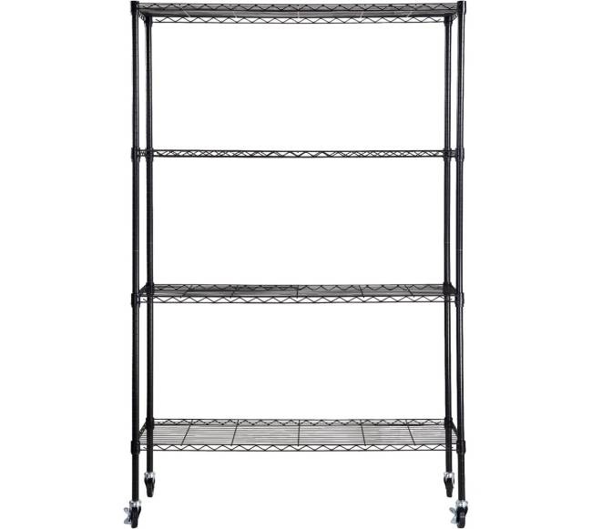 Metalinis lentynų stovas su ratukais9